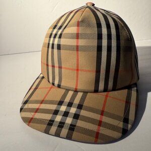 Burberry Vintage Check Cotton Baseball Cap | Size M | Excellent Condition